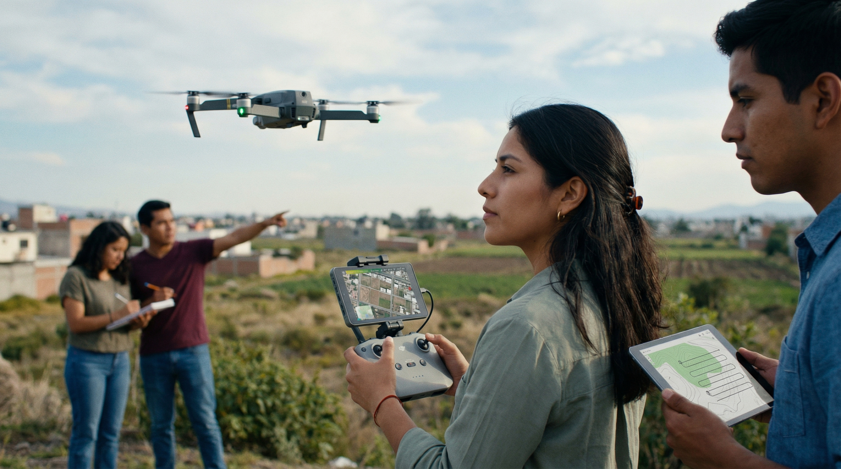 Manejo de drones en la formación arquitectónica